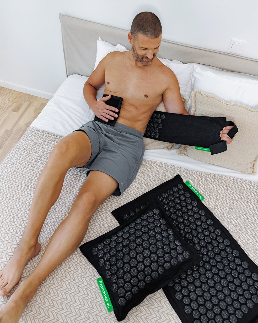 Pranamat + PranaPillow + PranaBelt (Obsidian)