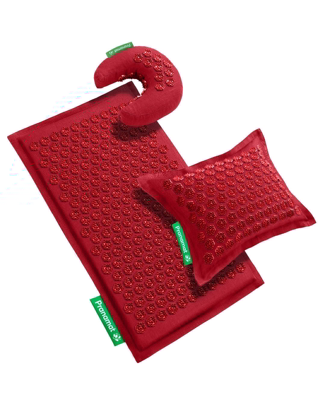 Pranamat + PranaPillow + PranaMoon (Burgundy)