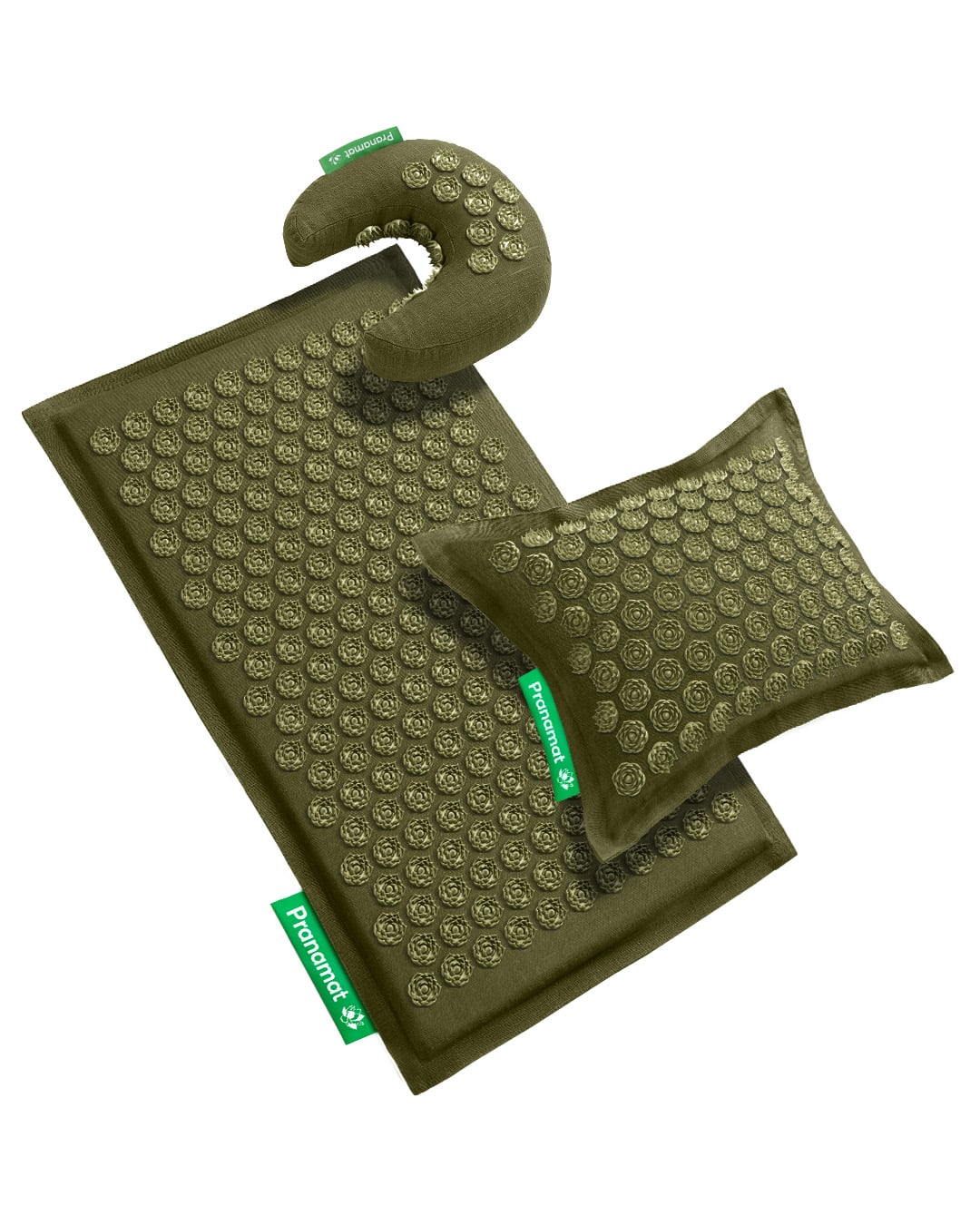 Pranamat + PranaPillow + PranaMoon (Olive)