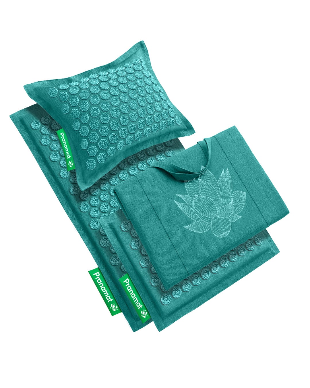 Pranamat + PranaPillow + Mini + BigBag (Azur)