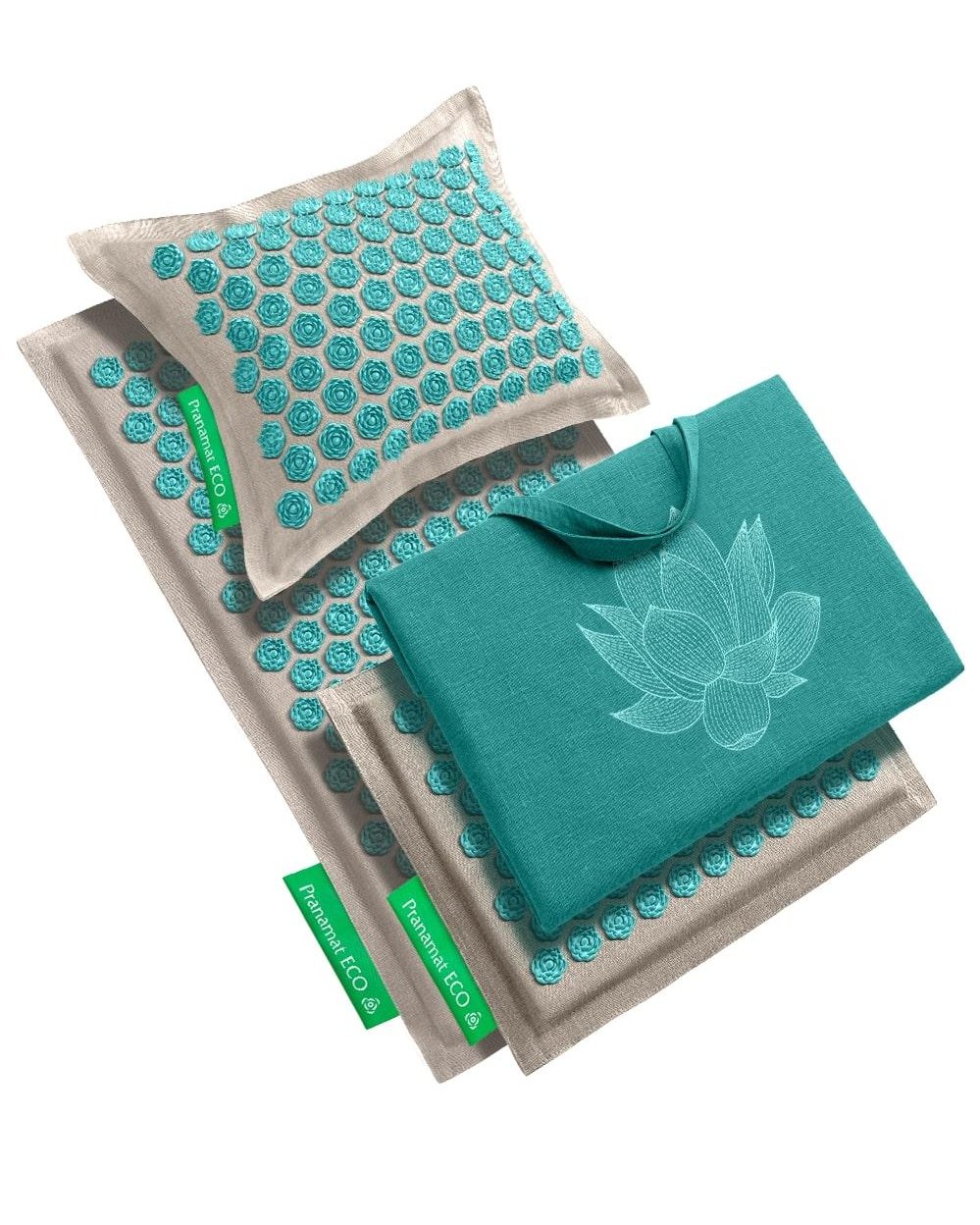Pranamat + PranaPillow + Mini + BigBag (Lagoon)