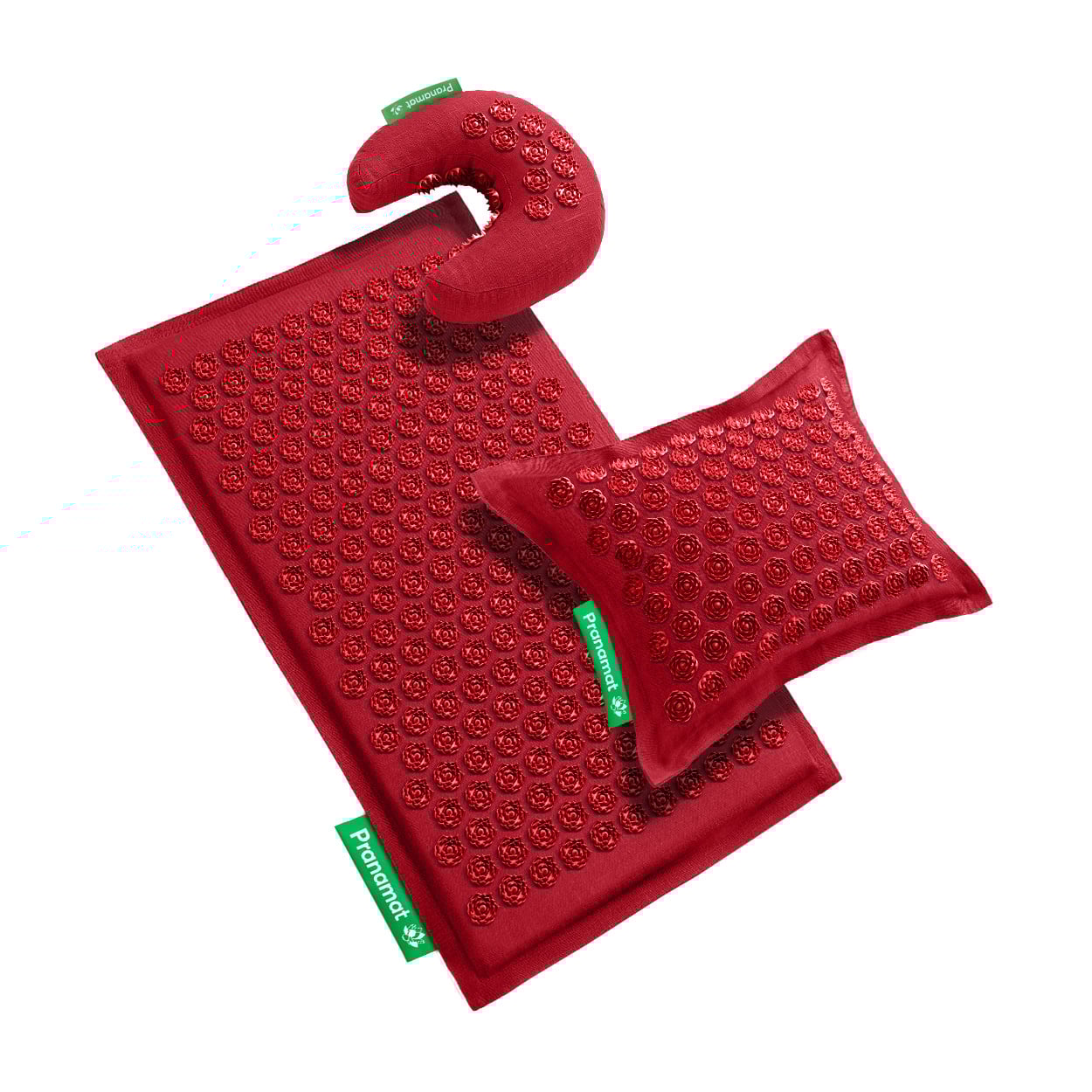 Pranamat + PranaPillow + PranaMoon (Burgundy)