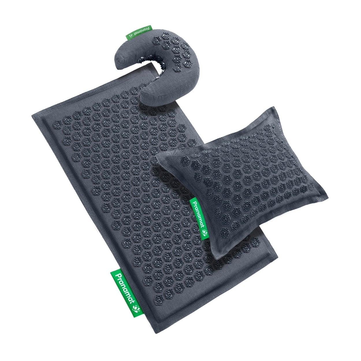 Pranamat + PranaPillow + PranaMoon (Graphite Grey)